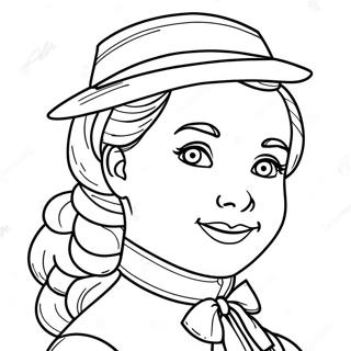 Joyful Anne Shirley Coloring Page 61483-49468