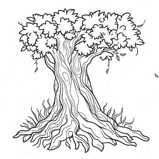 Realistic Tree Coloring Page 61512-49488