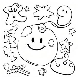 Christmas Cookies Coloring Page 6151-5075