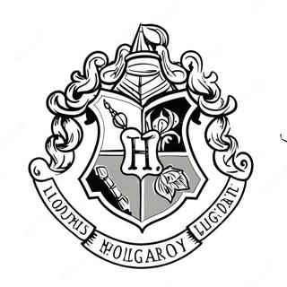 Hogwarts Legacy Logo Coloring Page 61522-49491