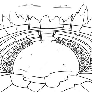 Battle Arena Coloring Page 61542-49506