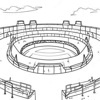 Battle Arena Coloring Page 61542-49508