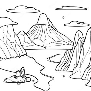 Landform Coloring Pages