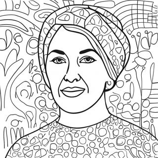 Alma Thomas Abstract Art Coloring Page 61572-49534