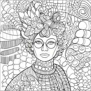 Alma Thomas Abstract Art Coloring Page 61572-49536