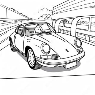 Porsche Coloring Page 6161-5100