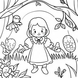 The Secret Garden Coloring Pages