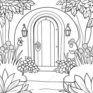 The Secret Garden Coloring Page 61622-49578