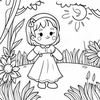 The Secret Garden Coloring Page 61622-49579