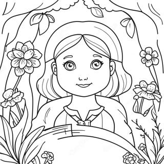 The Secret Garden Coloring Page 61622-49580