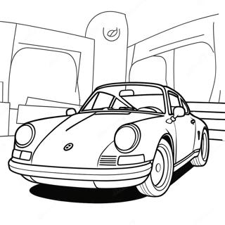 Porsche Coloring Pages