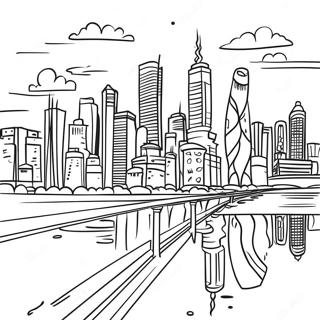 Cityscape Coloring Pages