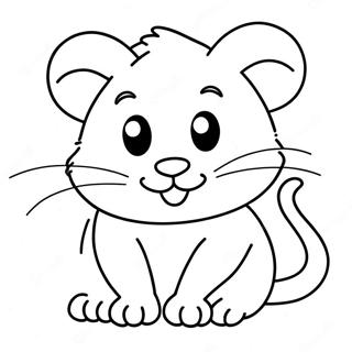 Cat And Mouse Coloring Pages