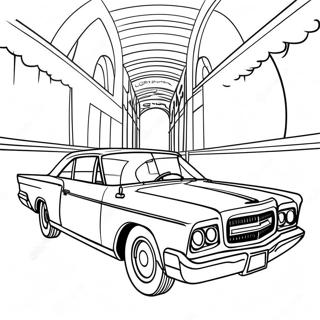 Chrysler 300 Classic Car Coloring Page 61682-49614