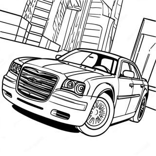 Chrysler 300 Sporty Design Coloring Page 61683-49618