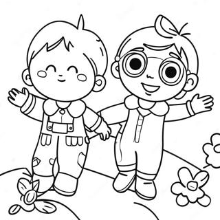 Preschoolers Fun Coloring Page 61692-49627