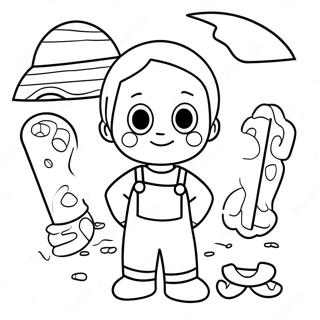 Preschoolers Fun Coloring Page 61692-49628