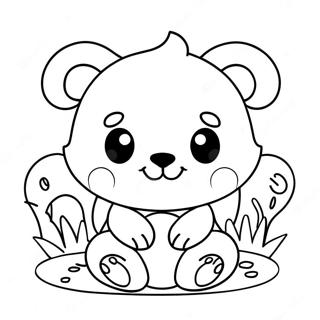 Cute Animals Coloring Page For Preschoolers 61693-49622