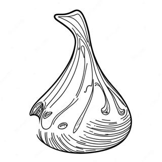 Hershey Kiss Coloring Pages