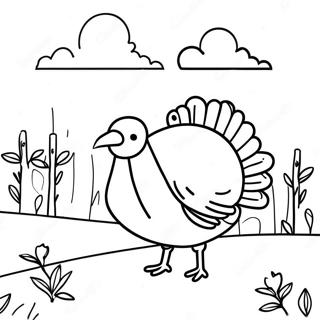 Beautiful Turkey Landscape Coloring Page 61723-49655