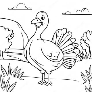 Beautiful Turkey Landscape Coloring Page 61723-49656