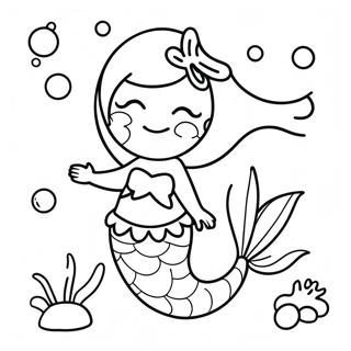 Pregnant Mermaid Coloring Pages