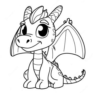 Wish Dragon Coloring Pages