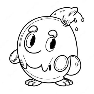 Cute Bullet Bill Character Coloring Page 61773-49687