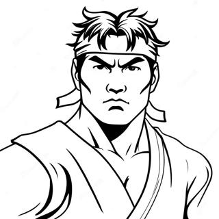 Ryu Coloring Page 61792-49695