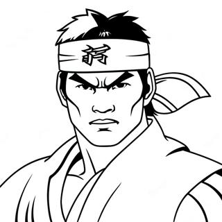 Ryu Coloring Page 61792-49696