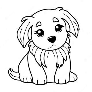 Cute Havanese Puppy Coloring Page 61803-49706