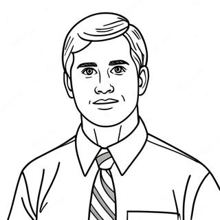 Lds Missionary In White Shirt Coloring Page 61823-49725