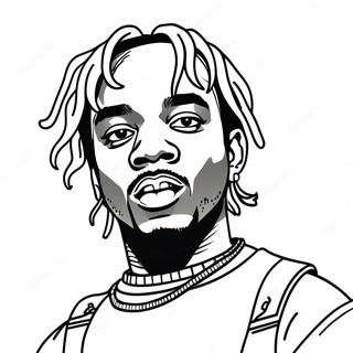 Lil Uzi Vert Coloring Pages