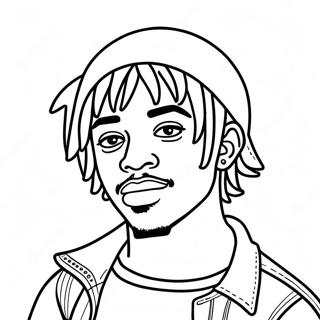 Lil Uzi Vert Coloring Page 61842-49739