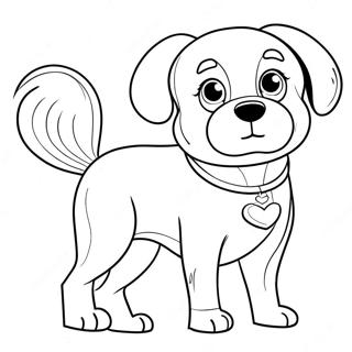 Oliver The Dog Coloring Page 61853-49752