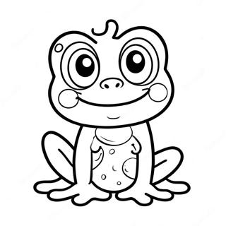 Sweet Frog Coloring Page 61862-49758