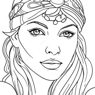 Realistic Face Coloring Page 61902-49799