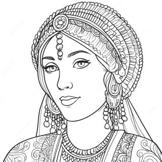 Realistic Face Coloring Pages