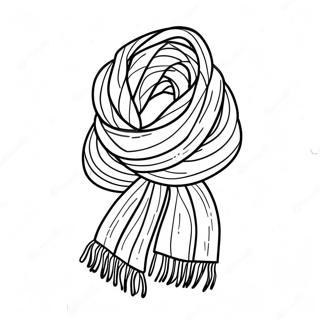 Cozy Winter Scarf Coloring Page 61933-49820