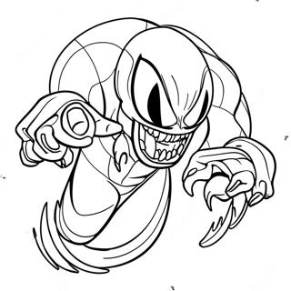 Venom Sonic Coloring Pages