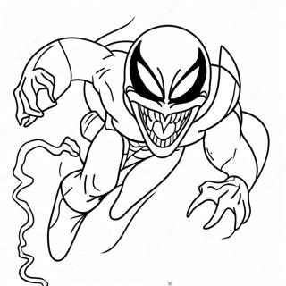 Venom Sonic In Action Coloring Page 61953-49830