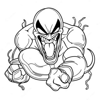 Venom Sonic In Action Coloring Page 61953-49831