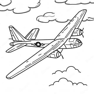 B2 Bomber Coloring Pages