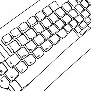 Keyboard Coloring Page 61972-49842