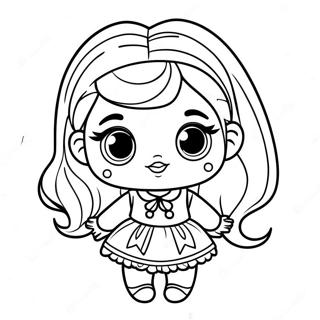 Cute Baby Bratz Fashion Coloring Page 61983-49853