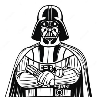 Darth Vader With Lightsaber Coloring Page 62003-49869