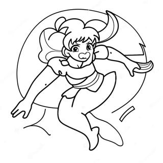 Sailor Jupiter Coloring Pages