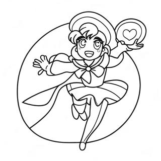 Sailor Jupiter In Action Coloring Page 62053-49908