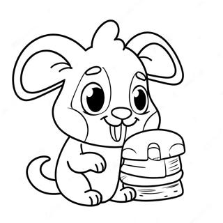 Cute Gus Gus With Cheese Coloring Page 62063-49919