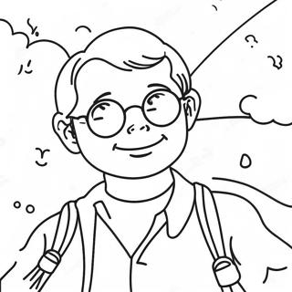 Nerdy Coloring Pages